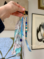 The Butterfly Chain | Handmade Butterfly Beaded Keychain - Dainty Charm Keyring