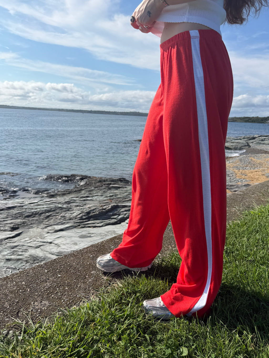 Pétale Pant – Organic Cotton Pointelle Track Pant | Slow Morning Style