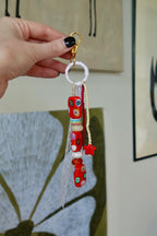 The Star Chain | Handmade Star Chain Keychain-Dainty Charm Key Ring