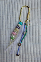 The Button Chain | Handmade Button Style Keychain-Dainty Charm Key Ring