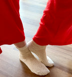 Rib Knit Crew Socks – Cozy Slouchy Women's Socks