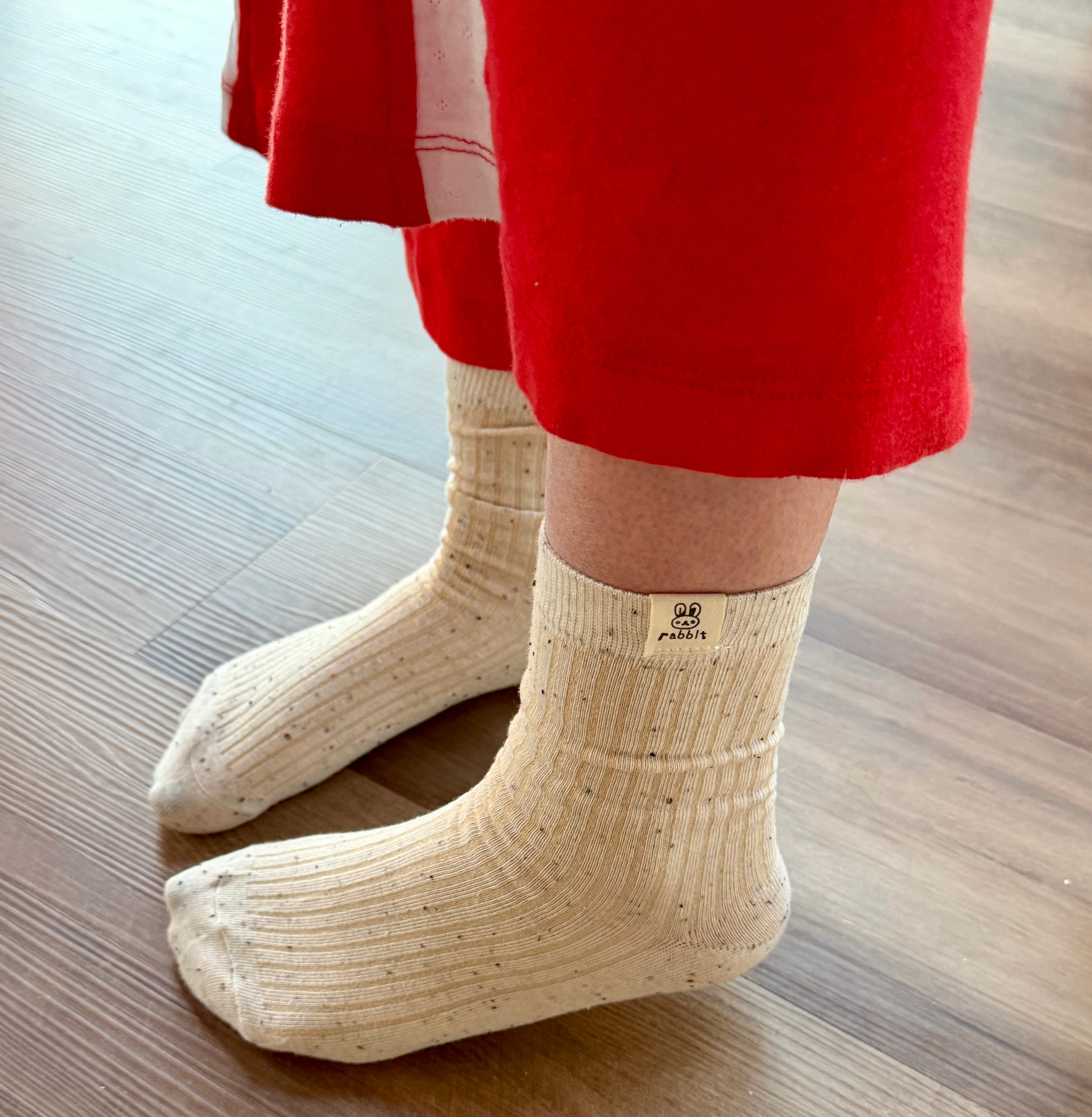 Rib Knit Crew Socks – Cozy Slouchy Women's Socks
