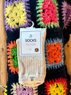 Rib Knit Crew Socks – Cozy Slouchy Women's Socks