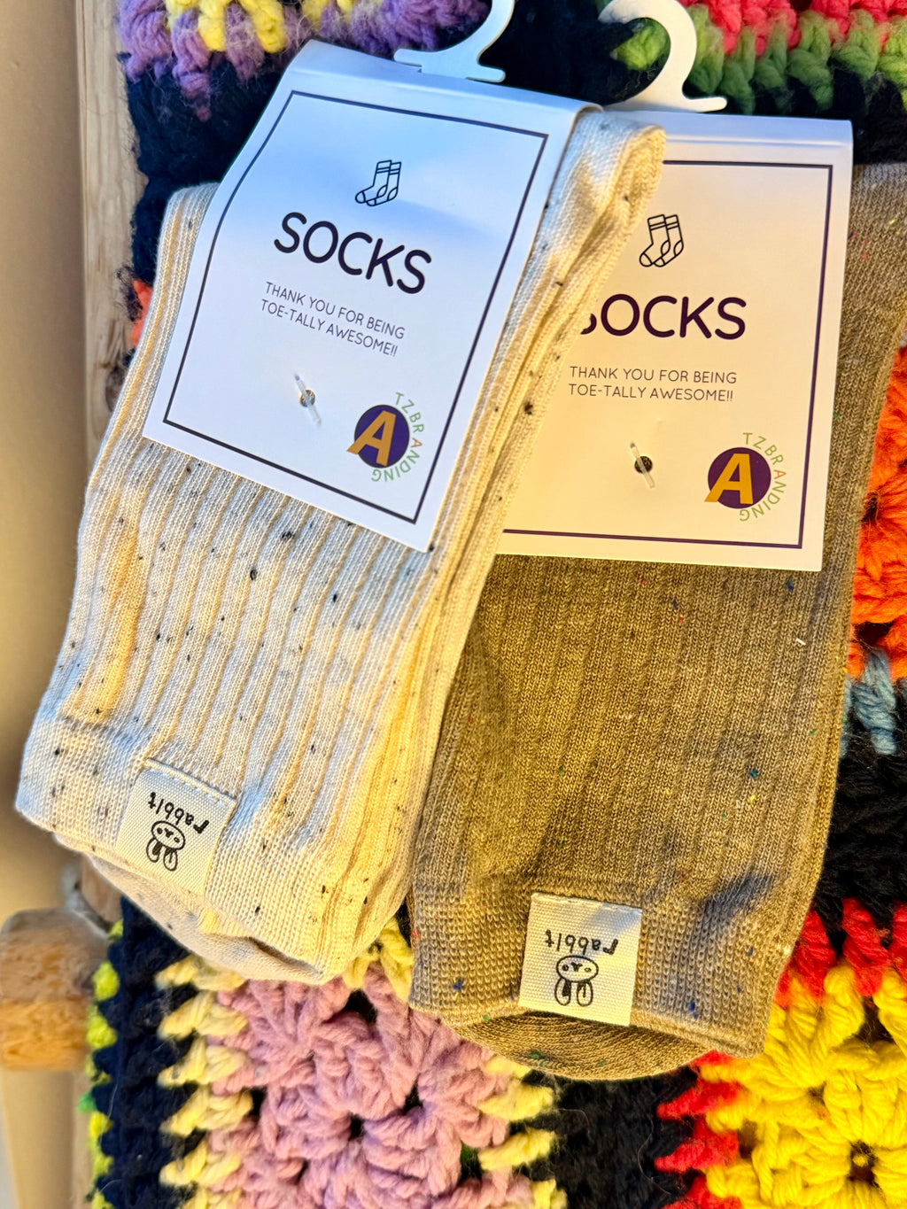 Rib Knit Crew Socks – Cozy Slouchy Women's Socks